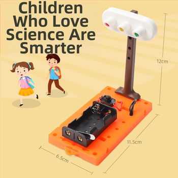 DIY satiksmes luktura zinātnes komplekts – ABS materiāls, nav elektrisks, daudzfunkcionāls izglītojošs modelis bērniem 4–6 gadi