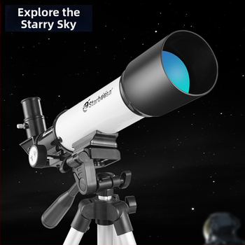 Astronominis teleskopas su aukšta raiška, didelis didinimas, modelis F36050AZM, trikojis stovas