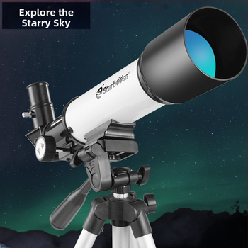 Astronominis teleskopas su aukšta raiška, didelis didinimas, modelis F36050AZM, trikojis stovas