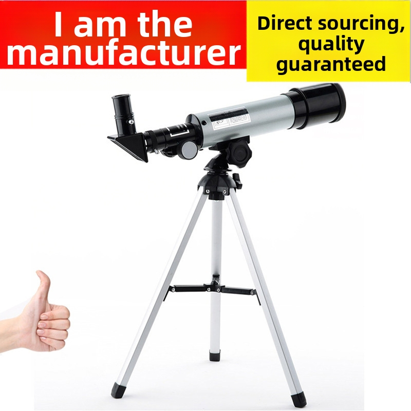 Monokuliarinis astronominis teleskopas F36050, 90× didinimas, 50 mm išėjimo vyzdžio skersmuo, tinkamas studentams