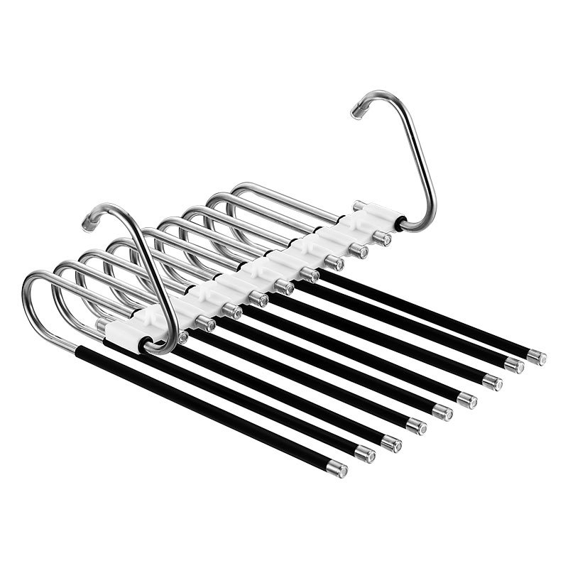 Xufeng kelnių laikiklis — daugiasluoksnis sulankstomas teleskopinis laikiklis, iš nerūdijančio plieno ir ABS, su priešslidžio paviršiumi, 50 vnt dėžutėje