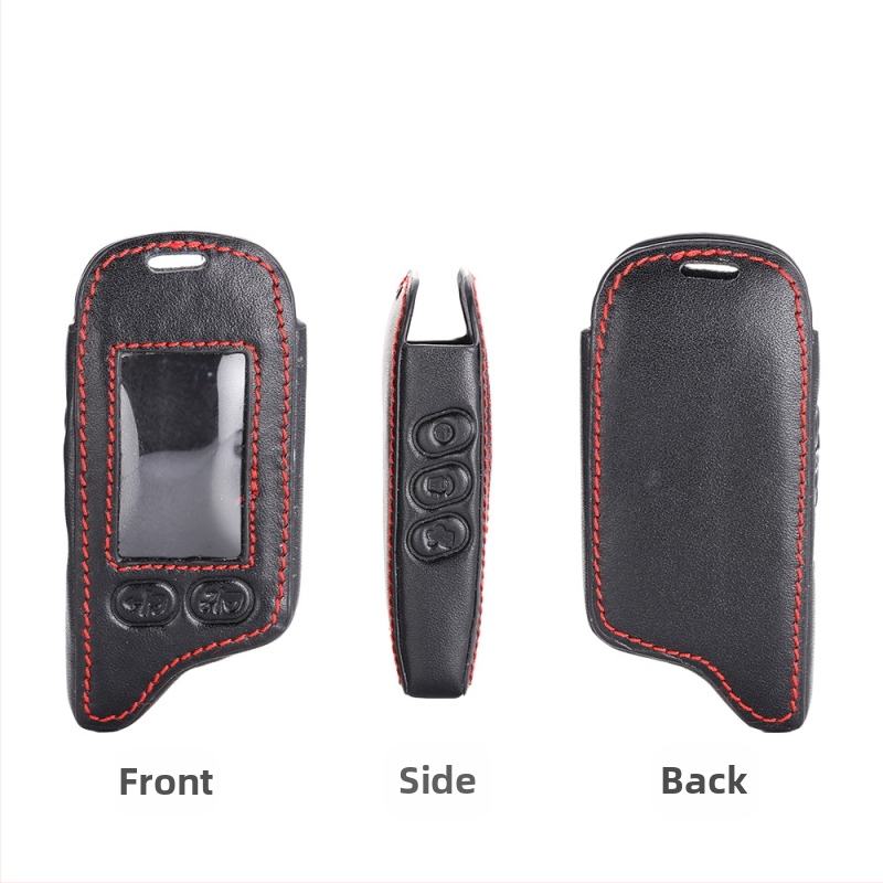 Кожен калъф за ключове с катарама за Tomahawk TW9030 – естествена кожа; модел TW9030; приложение TW9030; тегло 30 г; защита и украса на ключове