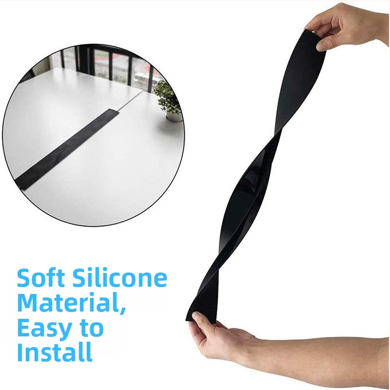 Силиконова уплътнителна лента за пролука между кухненския плот и газовия котлон, антизамърсяваща и прахоустойчива, марка Zhongeng Rubber and Plastic