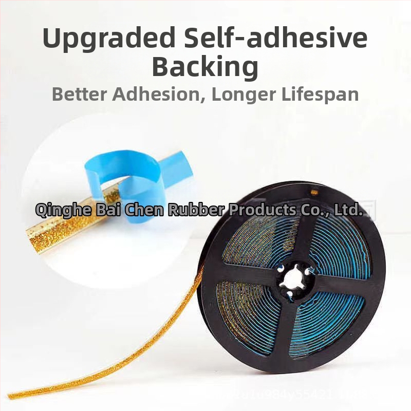 Самозалепваща PVC декоративна лента за уплътняване на ръбове — марка 03/Qunwo, за декорация