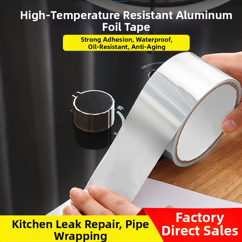 Aliuminio folijos juosta, aukštos temperatūros atsparumas, atspari vandeniui, lipni, pelėsių atsparumas