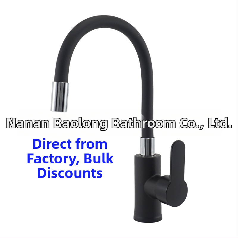 Virtuvės maišytuvo iš cinko lydinio, keraminių diskų vožtuvas, 20 mm įėjimas/išėjimas, kepimo dažų danga