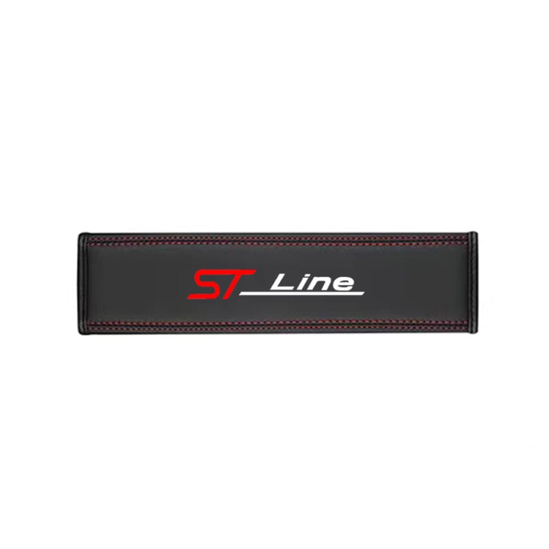 Ādas plecu spilventiņš drošības jostai Mondeo ST-Line, praktisks piederums, 90 g, no Guangzhou, drukāts logotips