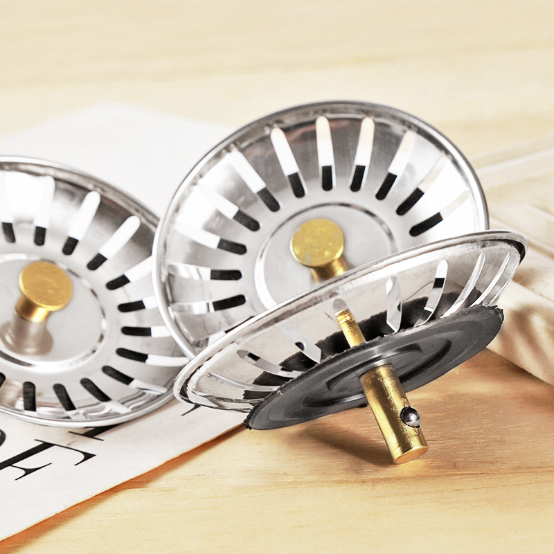 Krašto nuotekų dangtelis, nerūdijančio plieno, naujas Kinijos stilius, virtuvės likučių filtras, modelis 2411