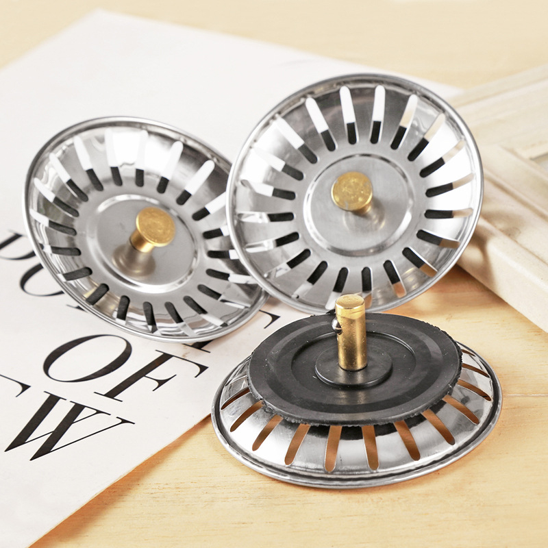 Krašto nuotekų dangtelis, nerūdijančio plieno, naujas Kinijos stilius, virtuvės likučių filtras, modelis 2411