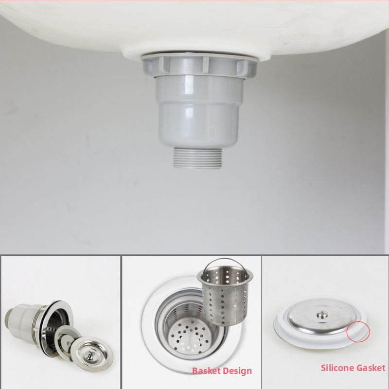 Talea XK158C007 Дренаж за пералня мивка — Материали: PP, PVC, SUS304; Модел: XK158C007; Стил: New chinoiserie