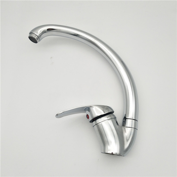 Virtuvės C formos maišytuvas karštam ir šaltam vandeniui, cinko lydinys, modelis C-0057, keramikinis vožtuvo branduolys, vožtuvo sėdimosios dalies skersmuo 40 mm