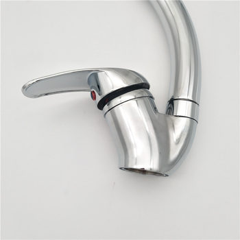 Virtuvės C formos maišytuvas karštam ir šaltam vandeniui, cinko lydinys, modelis C-0057, keramikinis vožtuvo branduolys, vožtuvo sėdimosios dalies skersmuo 40 mm