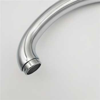 Virtuvės C formos maišytuvas karštam ir šaltam vandeniui, cinko lydinys, modelis C-0057, keramikinis vožtuvo branduolys, vožtuvo sėdimosios dalies skersmuo 40 mm