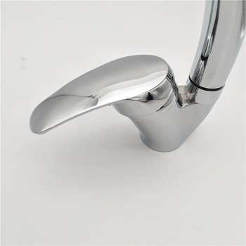 Virtuvės C formos maišytuvas karštam ir šaltam vandeniui, cinko lydinys, modelis C-0057, keramikinis vožtuvo branduolys, vožtuvo sėdimosios dalies skersmuo 40 mm