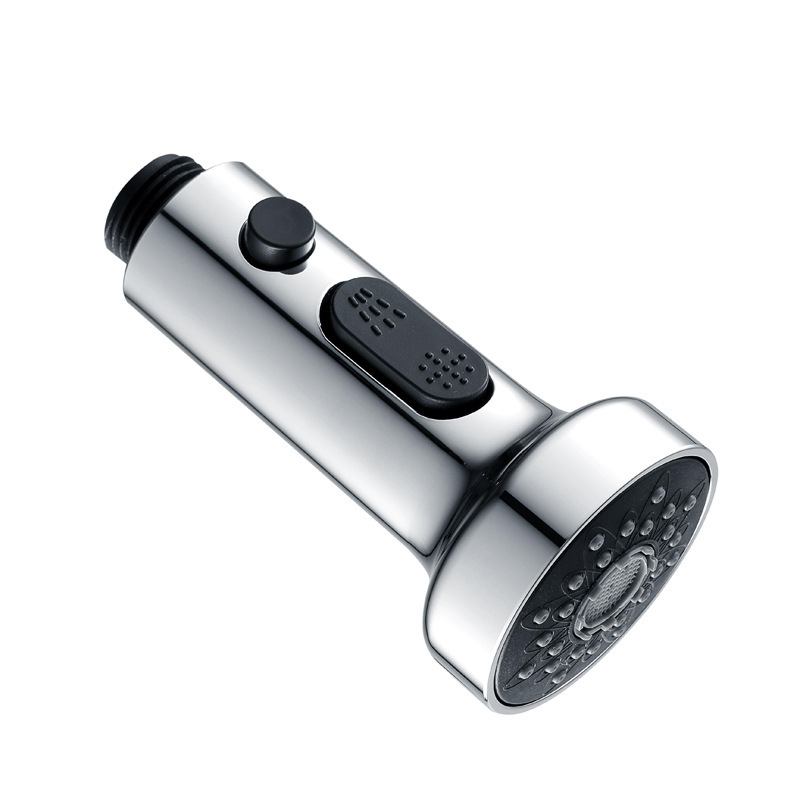 Αποσπώμενη κεφαλή βρύσης κουζίνας - ABS, χειροκίνητη εγκατάσταση, ηλεκτροχρωμιωμένη επιφάνεια, μοντέλο 61016, 4 λειτουργίες ψεκασμού: ψεκασμός, μασάζ, φούσκα, βροχή