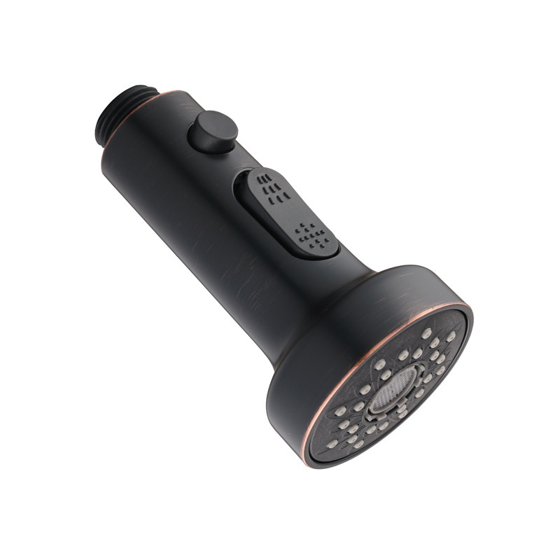 Αποσπώμενη κεφαλή βρύσης κουζίνας - ABS, χειροκίνητη εγκατάσταση, ηλεκτροχρωμιωμένη επιφάνεια, μοντέλο 61016, 4 λειτουργίες ψεκασμού: ψεκασμός, μασάζ, φούσκα, βροχή