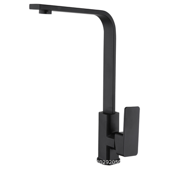 Konyhai mosogató keverőcsaptele kettős felépítésű, kerámia szeleppel, rézötvözet, 15 mm bemenet-kimenet, forgó kifolyó