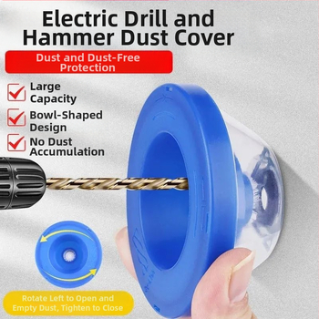 Прахоулавящ капак и съд за прах за ударна бормашина – прахоуловител за домашно пробиване