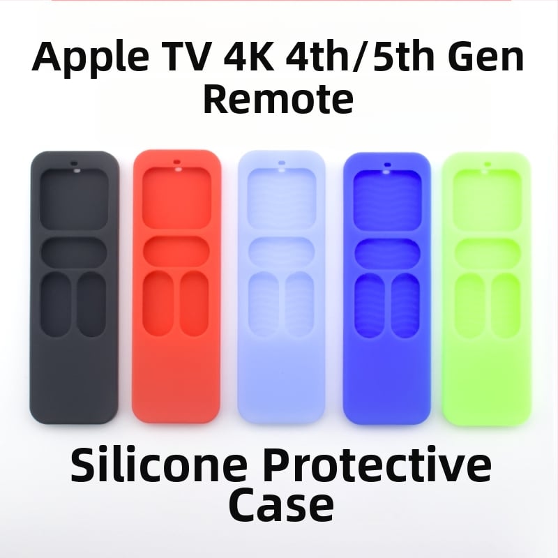 Kaihengtong силиконов протектор за дистанционно Apple TV 4K (4-то/5-то поколение), ултра тънък