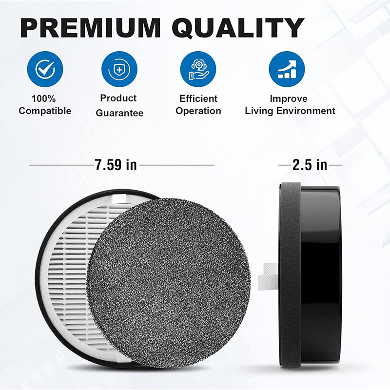 LV-H132 kompatibilan HEPA filter element za kućnu upotrebu, pokriće 51-100 m2, model HC-Z201903041510, težina 310 g