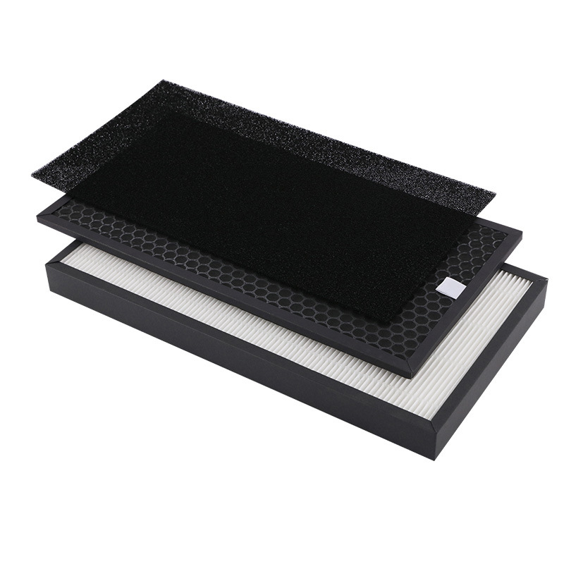 Green dust oro filtro komplektas FPXJ35C/FPDF35C su aktyviuo angliu ir HEPA, skirtas Panasonic 35C, trilypinis komplektas, pašalina formaldehidą ir PM2.5