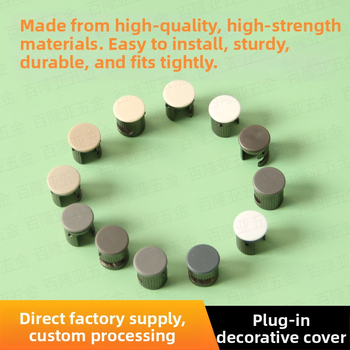 Пластмасов капак за мебели: ексцентрично колело и конектор 3-в-1 (материал: полиетилен с високо налягане)