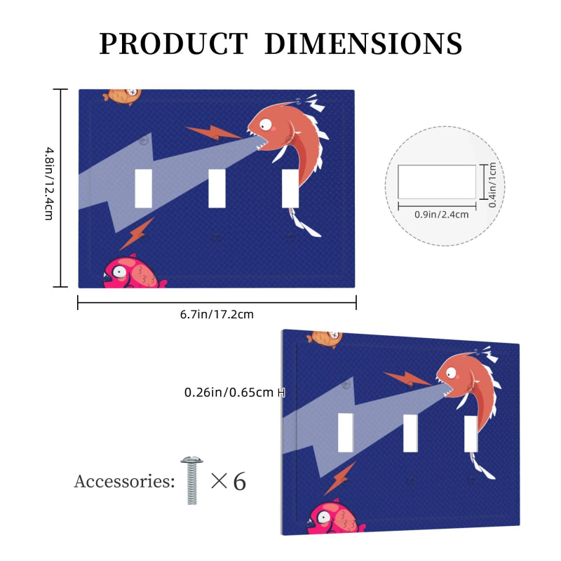Trijų jungiklių plokštė, Coyacal, prisilietimo jungiklis