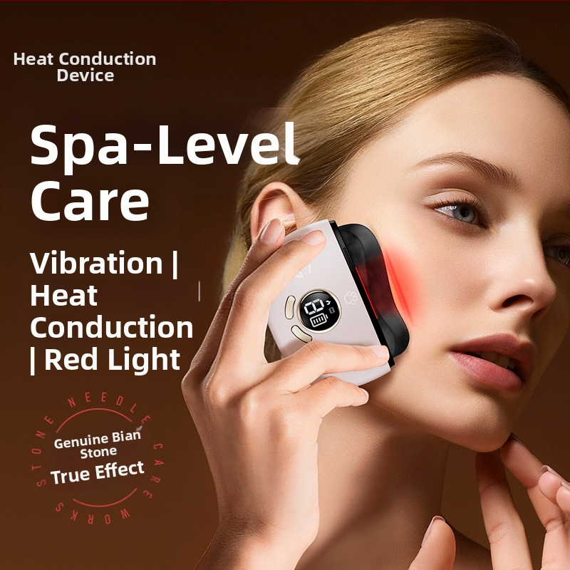 Fizioterapijos masažuoklis, nešiojamas namų naudojimui, su šildymo funkcija ir karštojo suspaudimo masažu, įmontuota 300–500 mAh baterija, IPX0