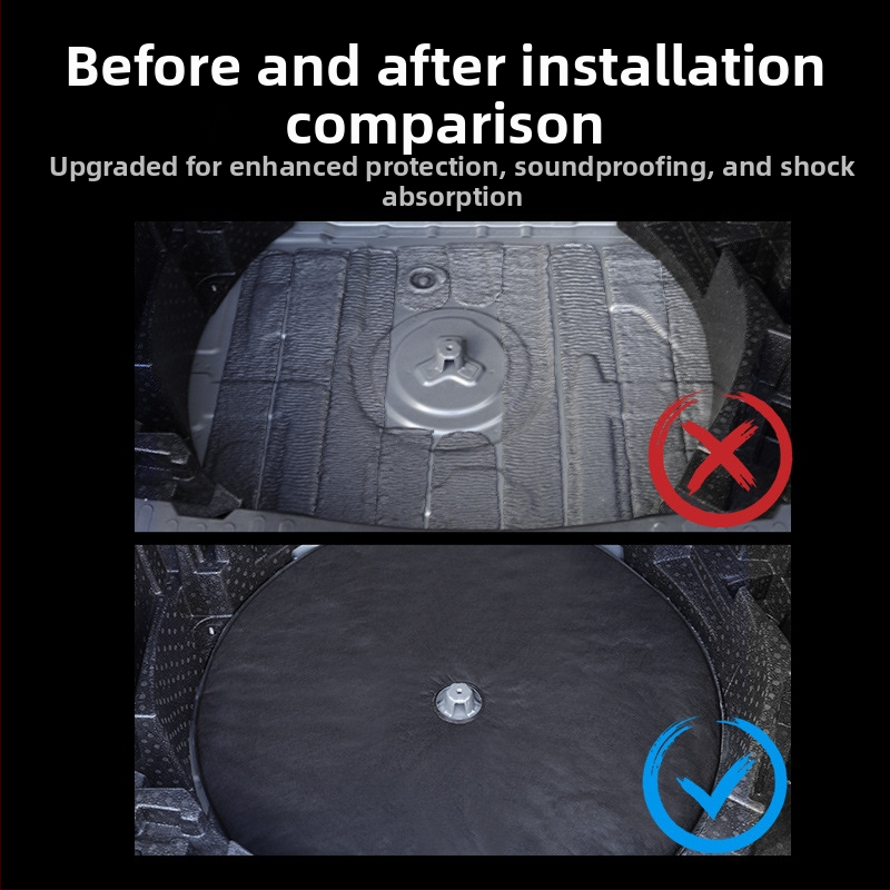 Изолационна мат за багажник за резервна гума, шумопоглъщане; материал: Друг; категория на продукта: Безпрашна азбестова тъкан; функция: Изолация