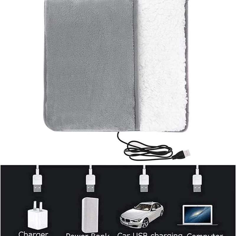 Kojų šildymo kilimėlis su USB maitinimu, 5V, 10W, modelis 6363