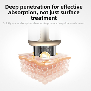 AKJ Nano kristāla ūdensgaismas skaistumkopšanas ierīce, pārnēsājama, 300–500 mAh akumulators, mājas lietošanai