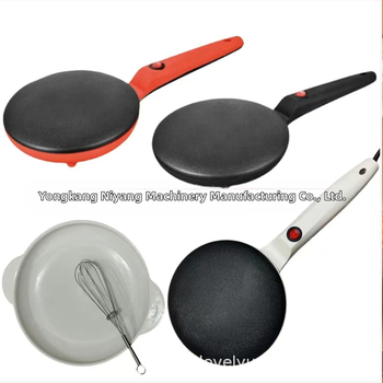 Elektrinė blynu ir vaflių keptuvė iš aliuminio, NY prekės ženklas, šiuolaikinis minimalistinis dizainas, OEM logotipas, dėžutėje 24 vnt