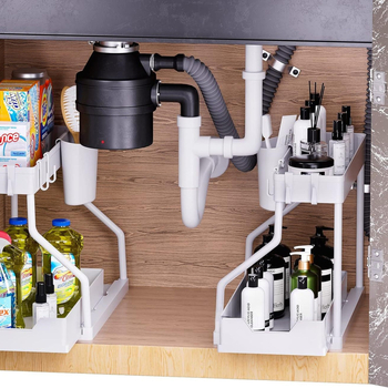 2 επίπεδα τύπου R ράφι αποθήκευσης, push-pull, πτυσσόμενο, χωρίς εγκατάσταση