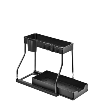 2 επίπεδα τύπου R ράφι αποθήκευσης, push-pull, πτυσσόμενο, χωρίς εγκατάσταση