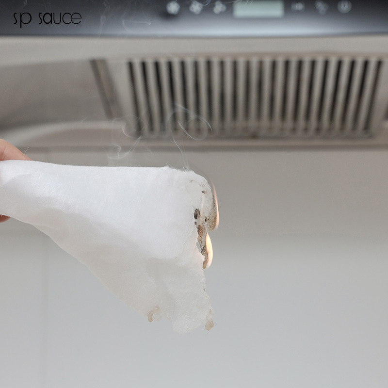 Aliejų sugeriantis popierius ventiliatoriaus filtrui, universali virtuvės naudojimo, neaustas audinys, atsparus ugniai, aukštai temperatūrai atsparus