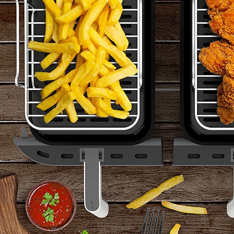 Ninja Foodi mreža za zraka-fritanje DZ401 – set dviju posuda za kuhanje na paru i roštilj