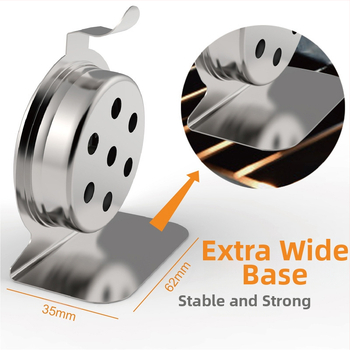 Термометр за фурна от неръждаема стомана, 50–300°C, самостоятелен за фурна и барбекю