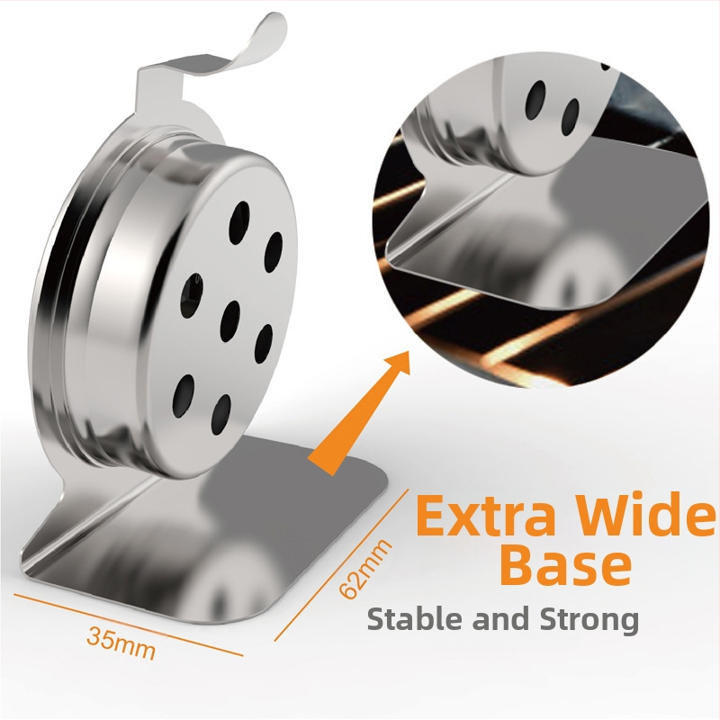 Термометр за фурна от неръждаема стомана, 50–300°C, самостоятелен за фурна и барбекю