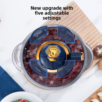 Месомелачка за домакинство, капацитет 5–10 л, 111–240 V, 10 000–19 999 об/мин, 4 остриета с двойно смесване, корпус и купа от неръждаема стомана