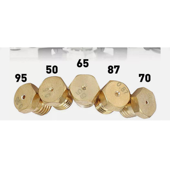 Sabaf žalvarinis degiklio antgalis, 5 vnt., rankinis montavimas