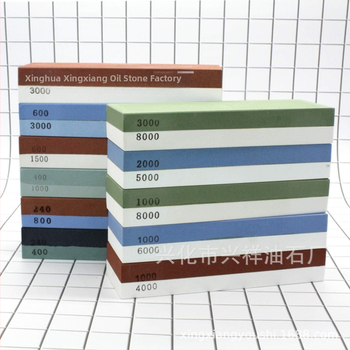 Двустранен точилен камък WA1008, корунд, 3000/8000 грит, за дървообработващи ножове, кухненски и суши ножове