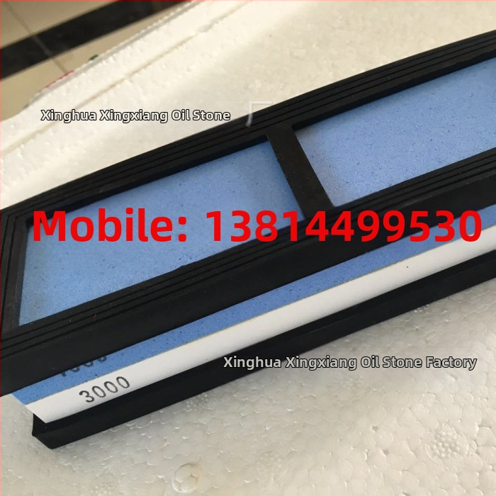 Двустранен точилен камък WA1008, корунд, 3000/8000 грит, за дървообработващи ножове, кухненски и суши ножове