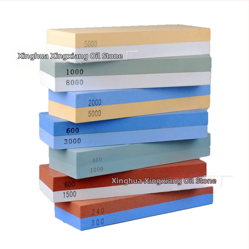 Двустранен точилен камък WA1008, корунд, 3000/8000 грит, за дървообработващи ножове, кухненски и суши ножове