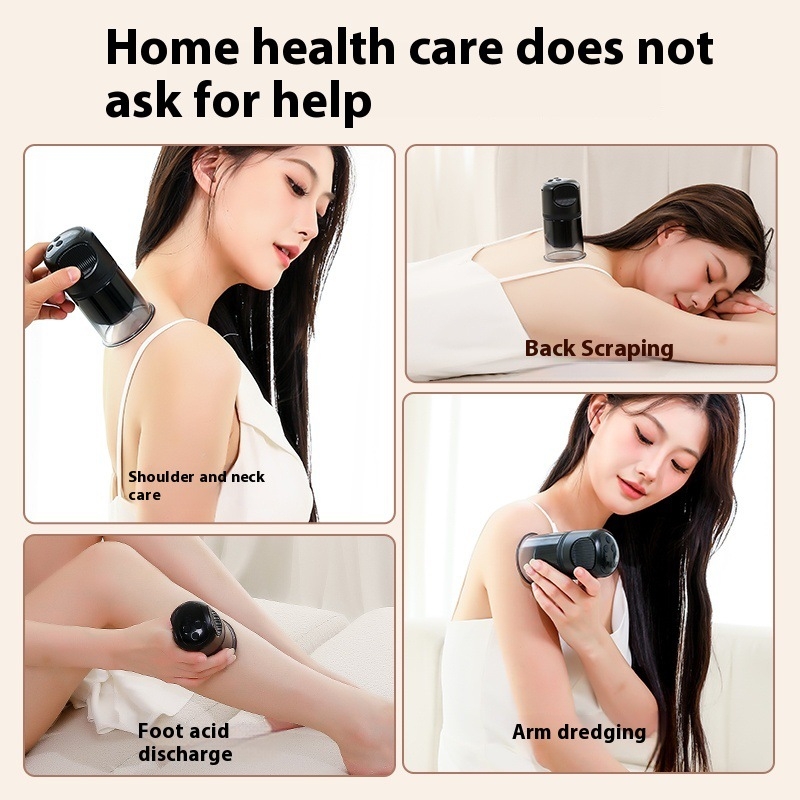 Dispozitiv electric Gua Sha cu ventuze pentru masajul spatelui acasă – alimentare USB, temperatură 35–45°C, model ds-a35, corp ABS, reglare viteze fără trepte