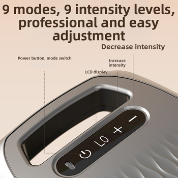 Masaj fascia gun pentru întreg corpul cu ecran LCD, motor cu peri, baterie încorporată 1200–2000 mAh, 6+ capete, zgomot sub 36 dB