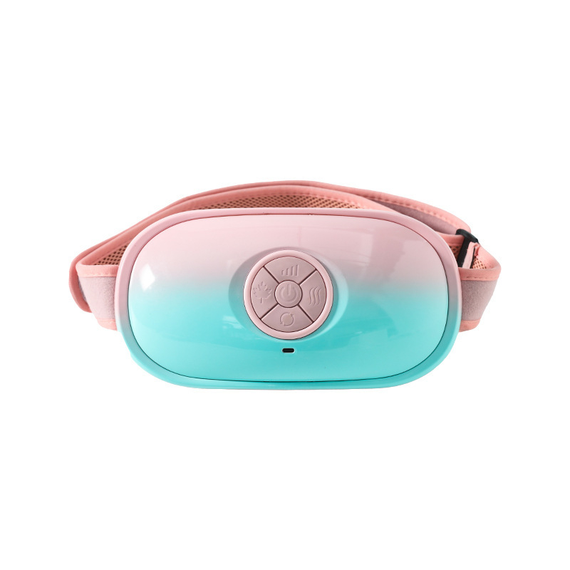 Dispozitiv de masaj pentru abdomen, cu compresie caldă, model A8, alimentare prin încărcare, control cu buton, greutate 1,35 kg