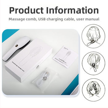 Електрически масажор за скалп за грижа за косата, 3-скоростна вибрация, модел Y-001, за възрастни, пуснат през септември 2024 г.