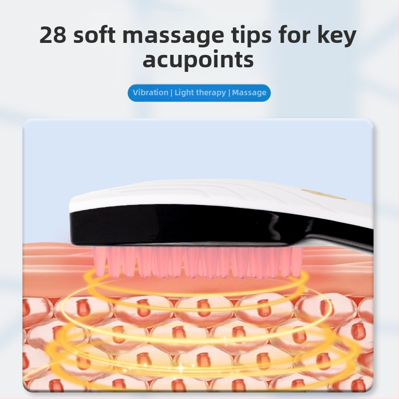 Електрически масажор за скалп за грижа за косата, 3-скоростна вибрация, модел Y-001, за възрастни, пуснат през септември 2024 г.