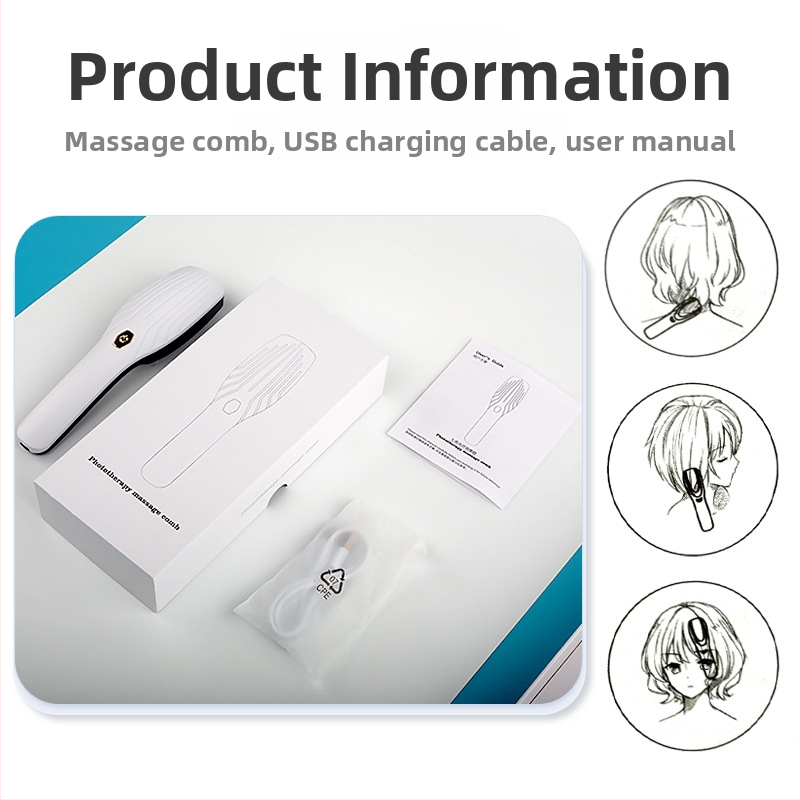 Електрически масажор за скалп за грижа за косата, 3-скоростна вибрация, модел Y-001, за възрастни, пуснат през септември 2024 г.