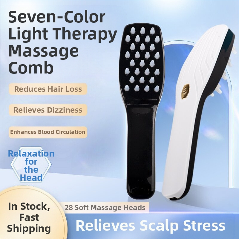 Електрически масажор за скалп за грижа за косата, 3-скоростна вибрация, модел Y-001, за възрастни, пуснат през септември 2024 г.